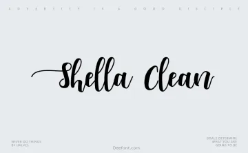Shella Clean Font