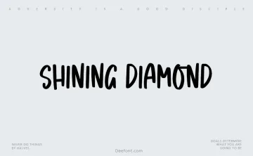 Shining Diamond Font