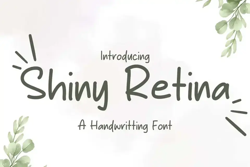 Shiny Retina Font