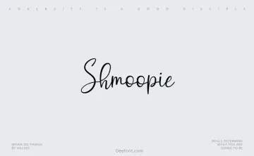 Shmoopie Font