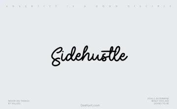Sidehustle Font