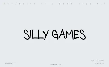 Silly Games Font