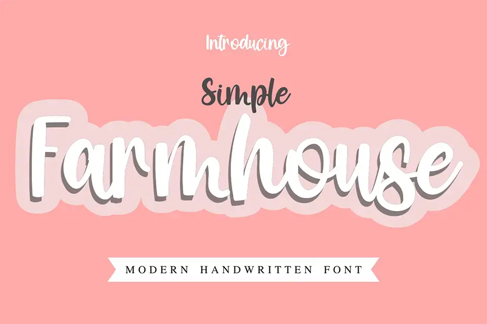 Simple Farmhouse Font