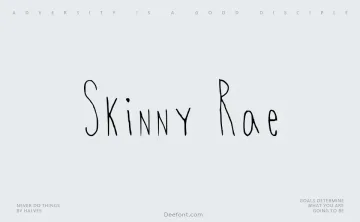 Skinny Rae Font