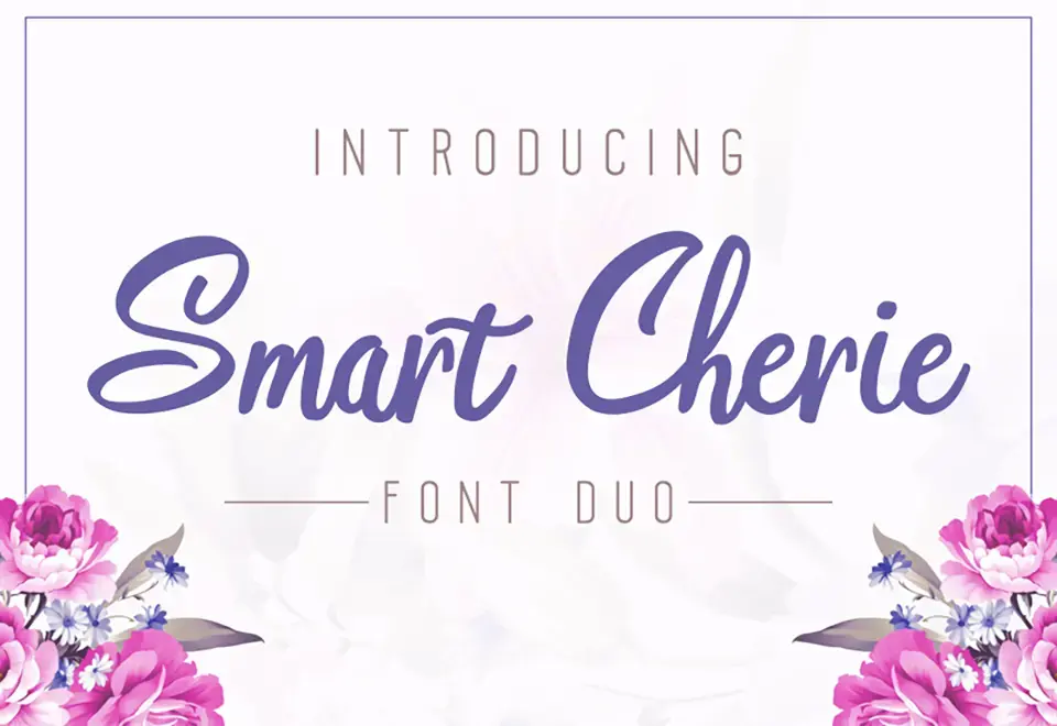 Smart Cherie Script Font