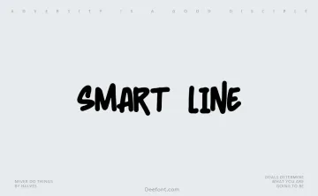 Smart Line Font