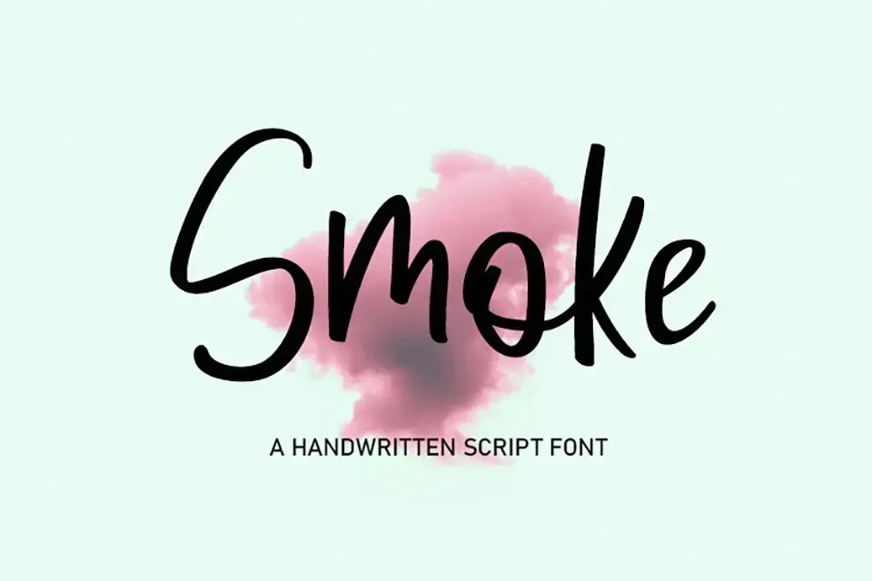 Smoke Handwritten Font