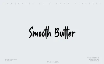 Smooth Butter Font