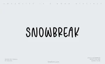 Snowbreak Font