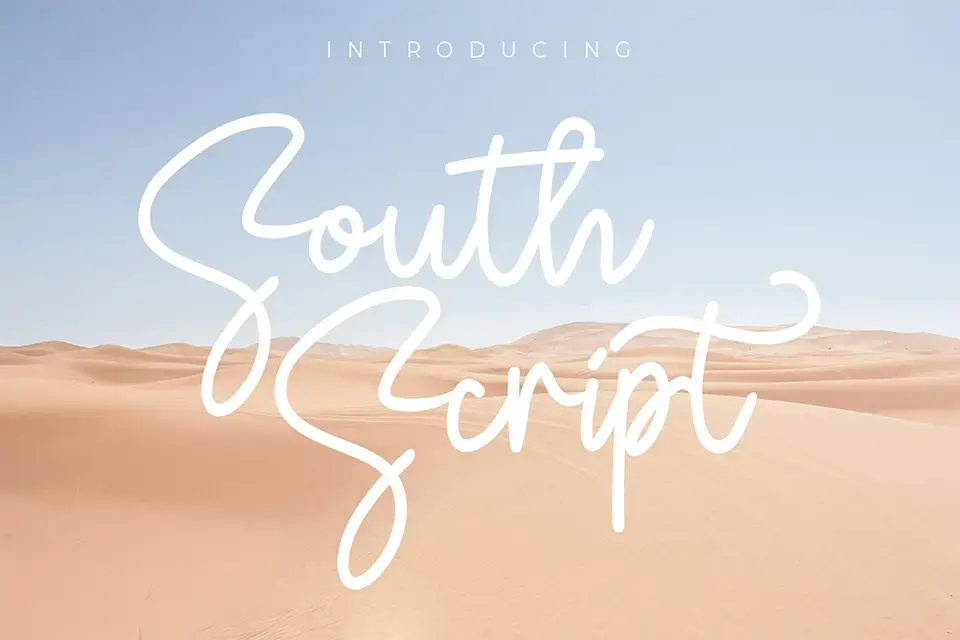 South Script Font