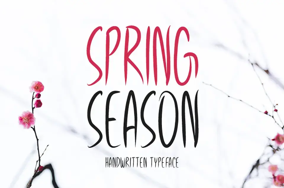 Spring Season Font