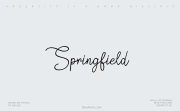 Springfield Font