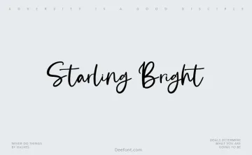 Starling Bright Font