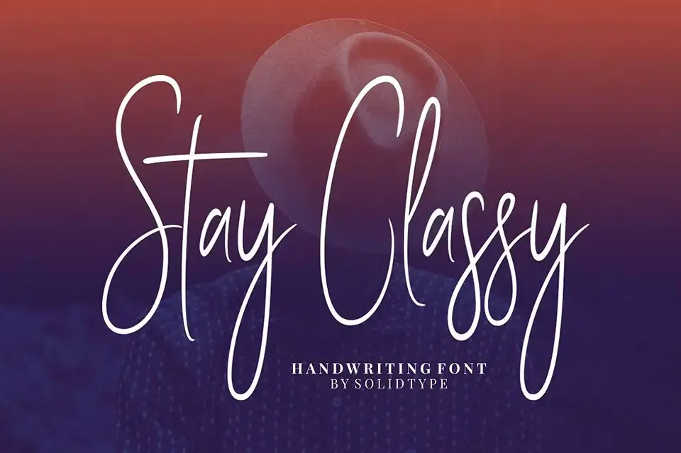Stay Classy SLDT Font