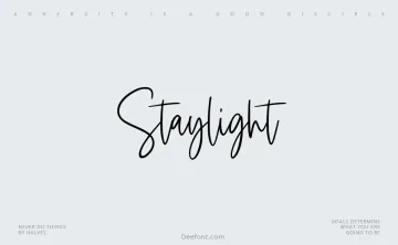 Staylight Font