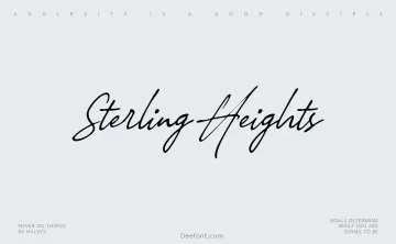 Sterling Heights Font