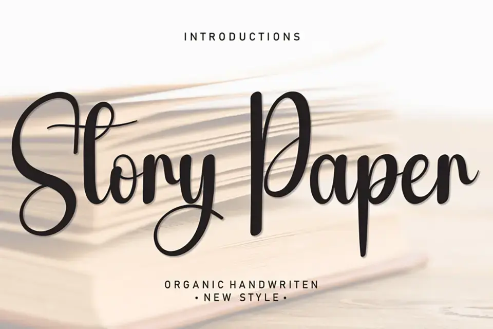 Story Paper Font