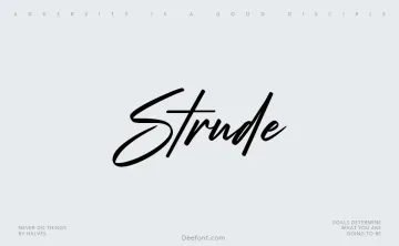 Strude Font