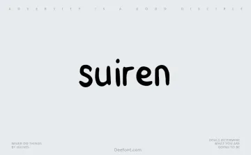 Suiren Font