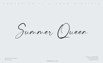 Summer Queen Font