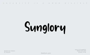 Sunglory Font