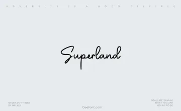 Superland Font