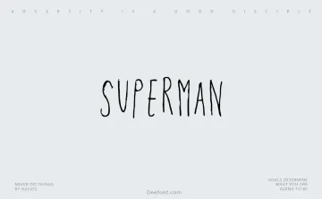 Superman Font