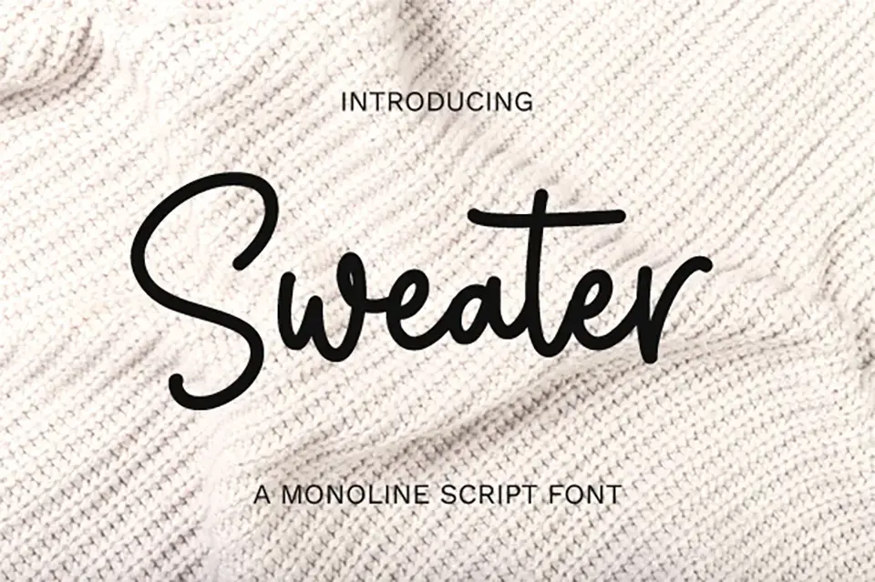 Sweater Font