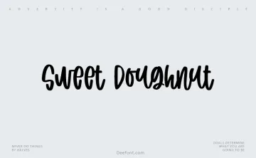 Sweet Doughnut Font