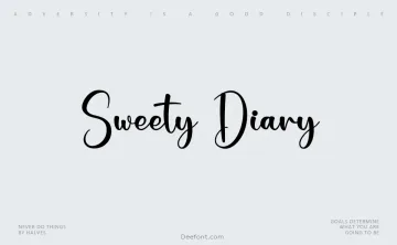 Sweety Diary Font