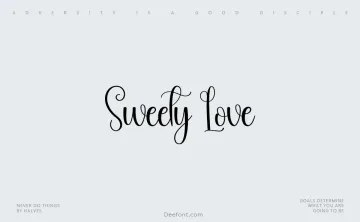 Sweety Love Font