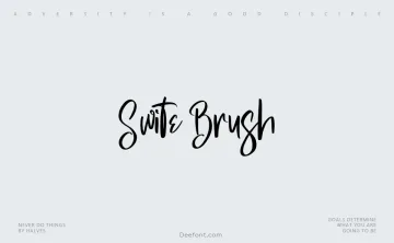 Swite Brush Font