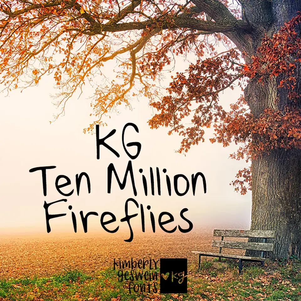 Ten Million Fireflies Font