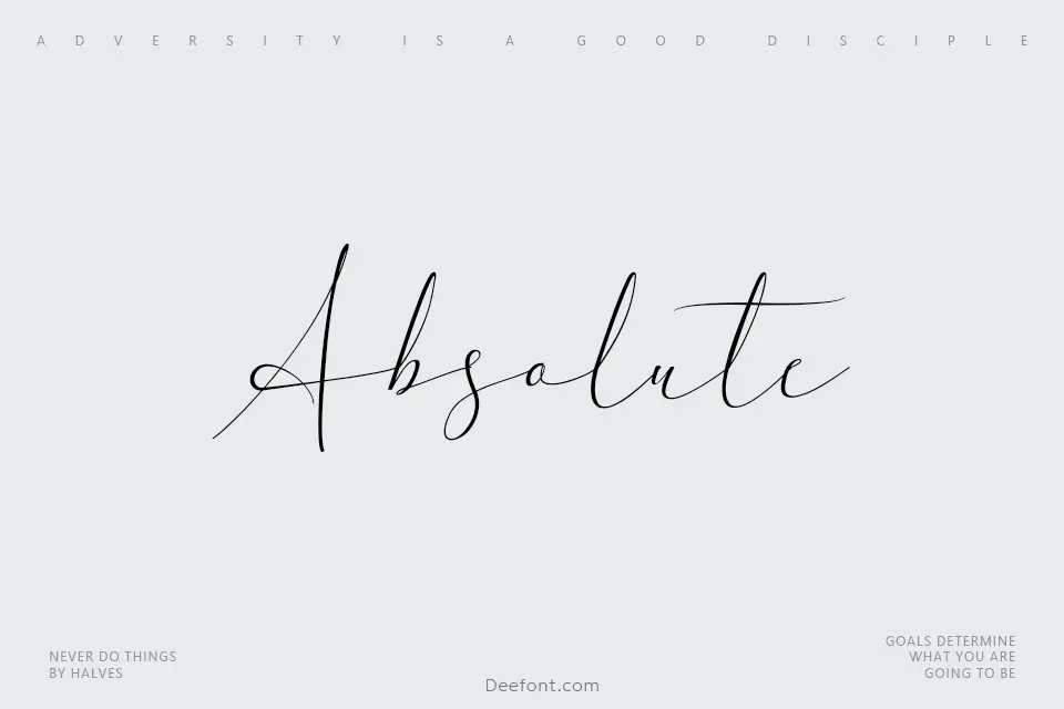 Absolute Font
