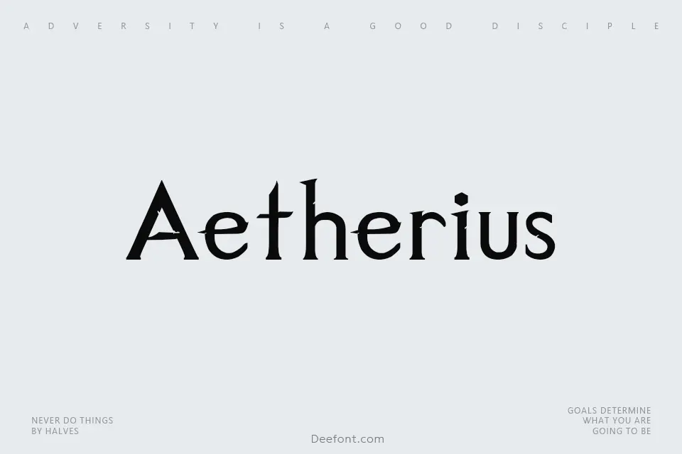Aetherius Font