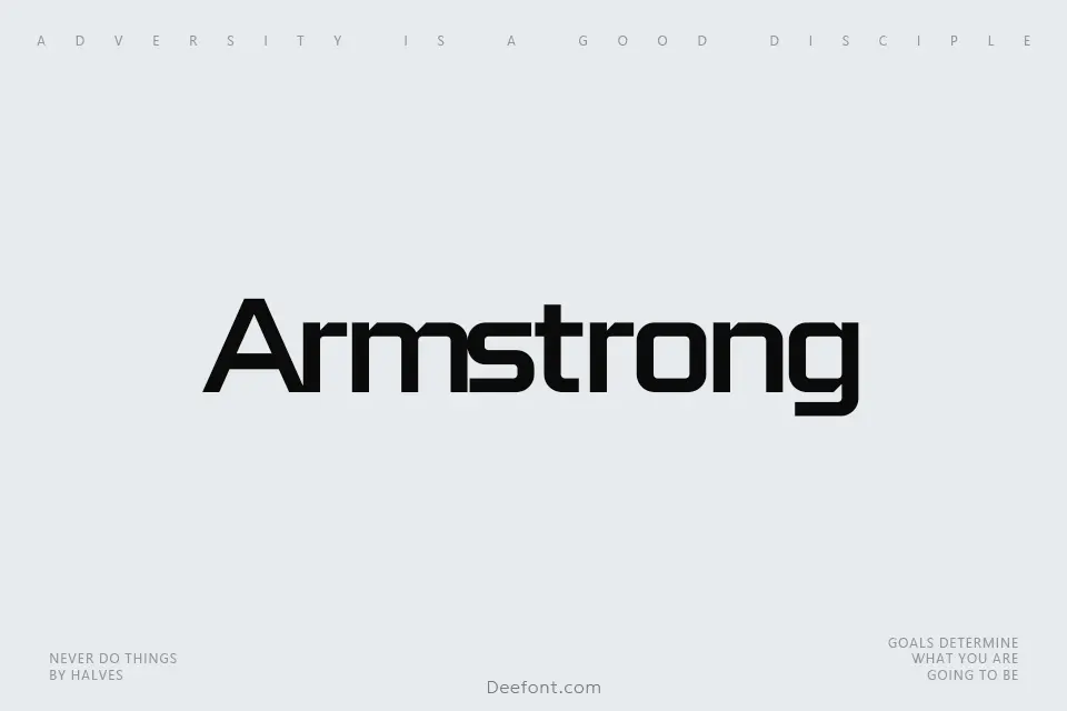Armstrong Font Family