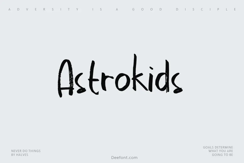 Astrokids Font