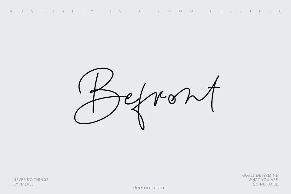 Befront Font