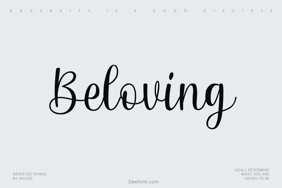 Beloving Font