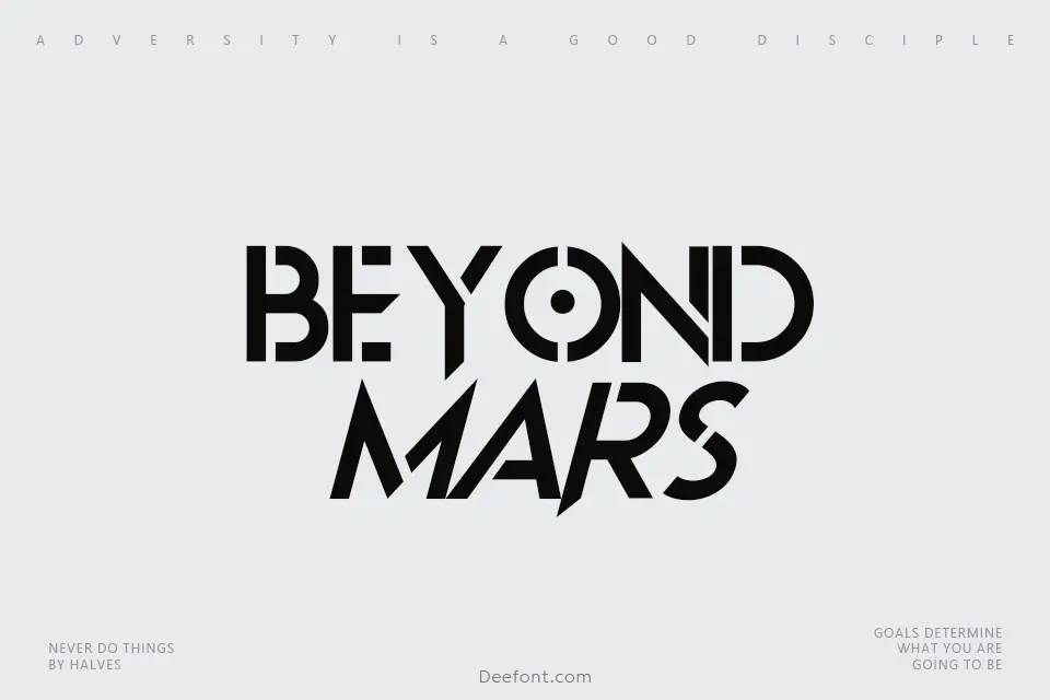 Beyond Mars Font