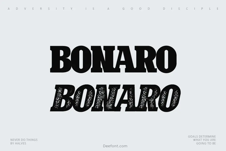 Bonaro Font Family