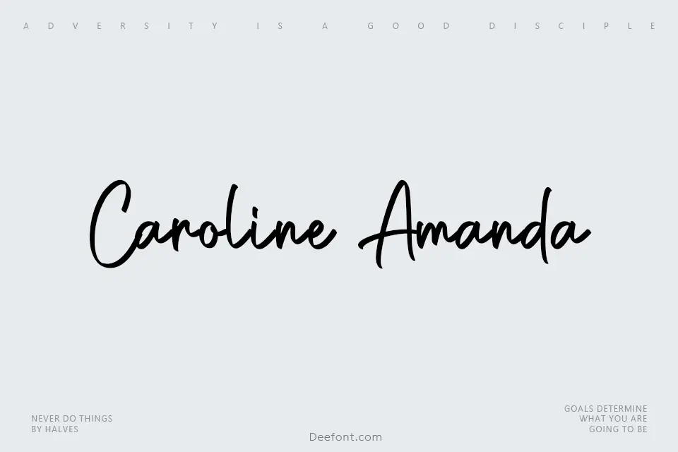 Caroline Amanda Font