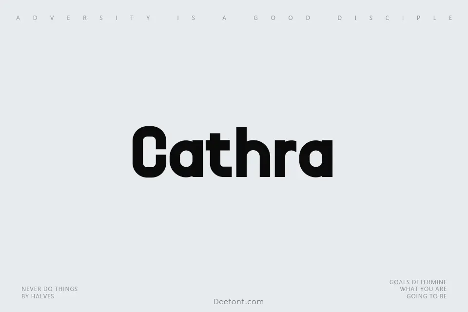 Cathra Font Family