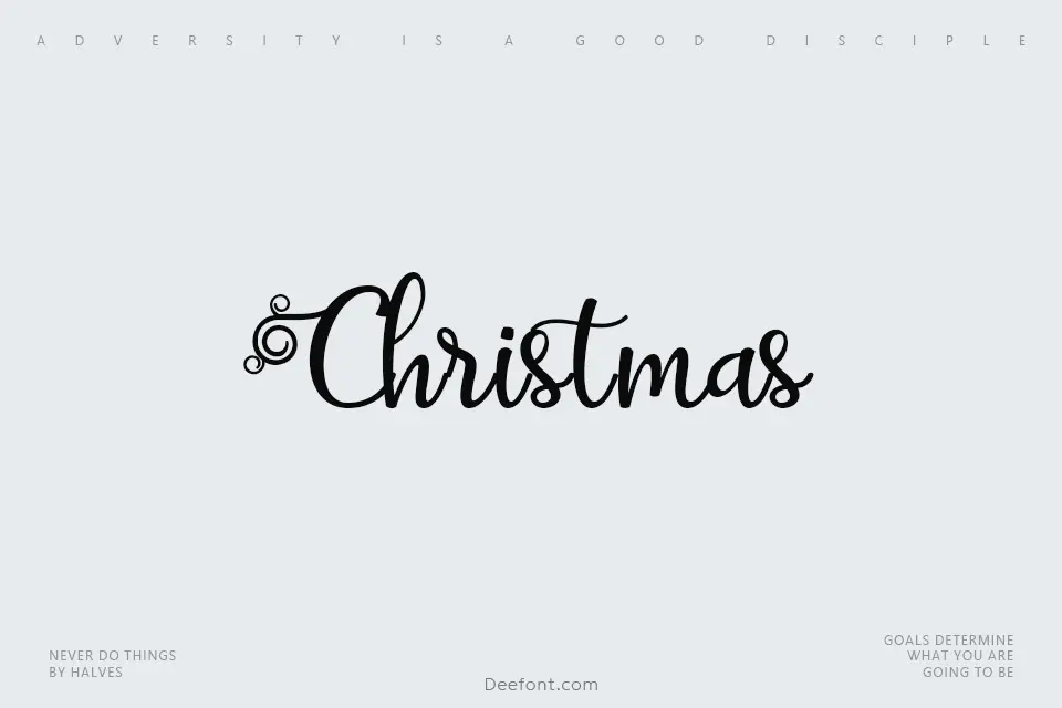 Christmas Font
