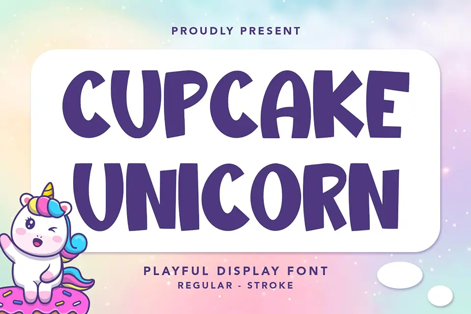 Cupcake Unicorn Font