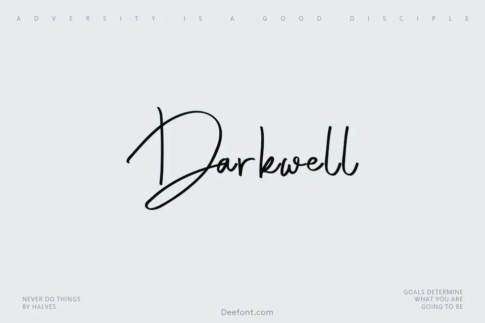 Darkwell Font
