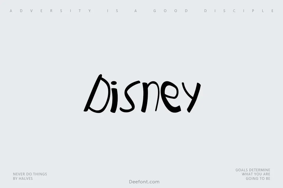 Disney Font