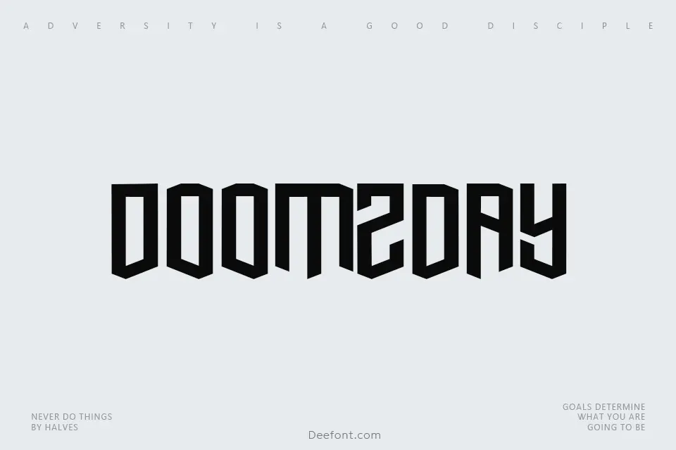 Doomzday Font