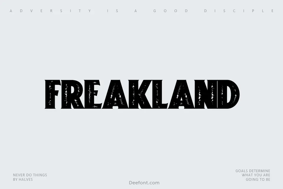 Freakland Font