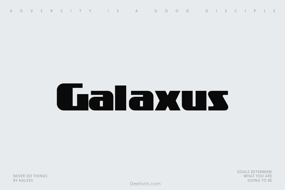 Galaxus Font Free Download Preview Deefont Galaxus Font Free Download Preview Deefont